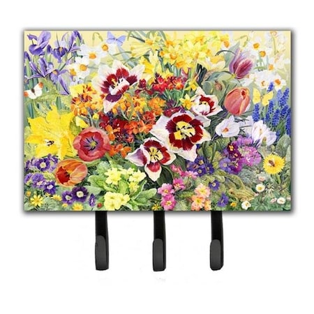 Carolines Treasures SASE0954TH68 Spring Floral by Anne Searle Leash or Key Holder SASE0954TH68